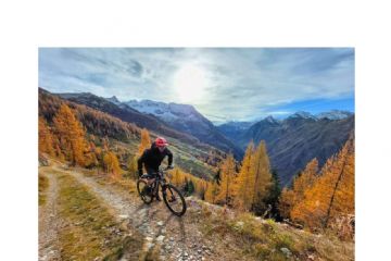 Comunicazione pista ciclabile in quota Rassa-Scopello
